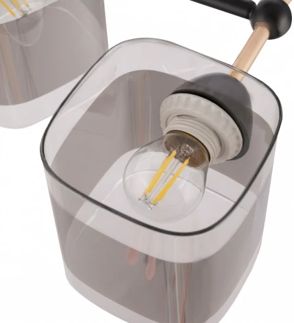 Потолочная люстра на штанге Arte Milano AMALFI 324308/6 BK+FG (220V)