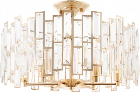 Потолочная люстра хрустальная на штанге Arte Milano Sorrento-3209 373209/6/80/480 GD (220V)