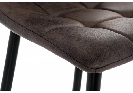 Барный стул Woodville Chio black / dark brown 11563