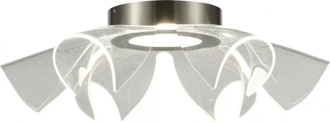 Потолочная люстра ST Luce Fairy SL6235.102.20 Никель/Прозрачный LED 1*20W 4000K (220V)