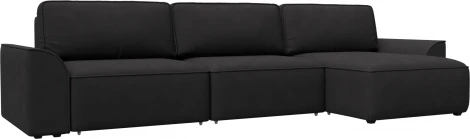 Диван угловой Лига-048 НПБ лонг Лига Диванов (Замша) арт.128506