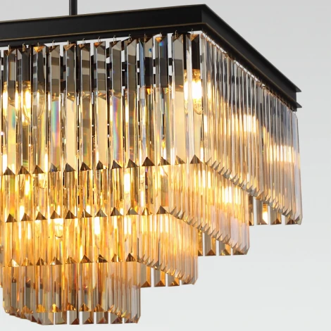 Подвесная люстра Citilux Мартин CL332242 (220V, хрусталь, на цепи)