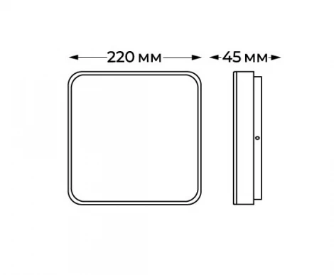 Потолочный светильник уличный светодиодный Italline IT6012