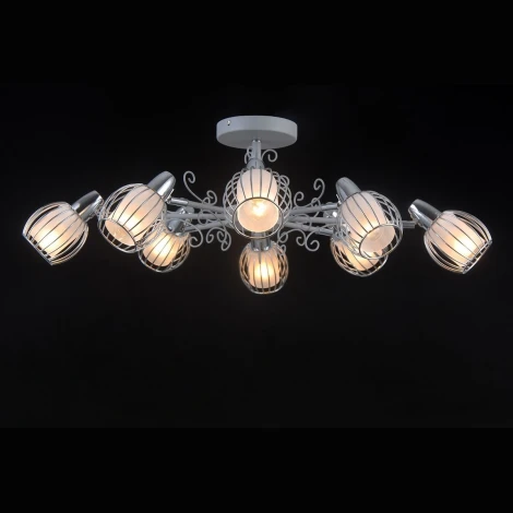 Потолочная люстра Natali Kovaltseva Oslo 81041-8C STAIN GRAY