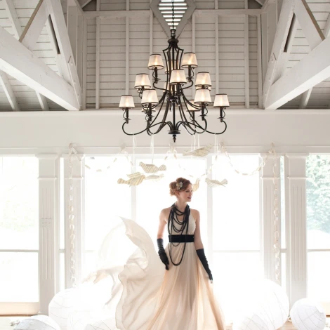 Подвесная большая люстра Hinkley Plymouth HK-PLYMOUTH15 (220V, на цепи)