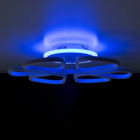 Потолочная люстра RGB Citilux Сезар Смарт CL233A250E (LED, 220V, умный дом - Алиса, Маруся, Сири, цветы)