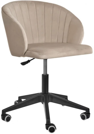 Стул Paola вращающийся на колесиках латте Bradex Home RF 0043