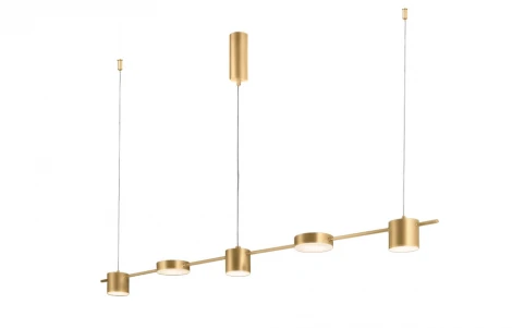 Подвесной светильник Crystal Lux Tristan SP5 L1200 GOLD (LED, 220V, на тросе)