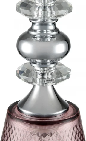 Подвесной светильник Lumion Manola 8048/1А хром/розовый металл/стекло E27 1*60W 220V