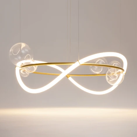 Подвесной светильник с гибким неоном Maytoni Oasis MOD289PL-L53BS3K (LED, 220V, на тросе)