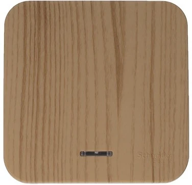 Выключатель накладной одноклавишный с подсветкой (ясень) Systeme Electric Blanca BLNVA101115