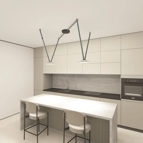 Комплект ременной трековой системы Denkirs Belty Set DK55SET03-04-DB (LED, 48V)