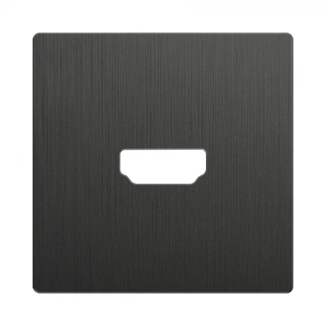 Накладка для розетки HDMI (графит рифленый) Werkel W1196004 (a050744)