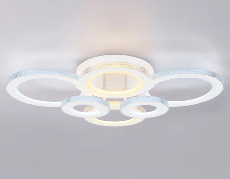 Потолочная люстра светодиодная с пультом Ambrella Original FA8874 (регулировка яркости, 220V, кольцо)