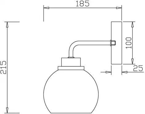 Бра Freya Neptune FR5176WL-01BS