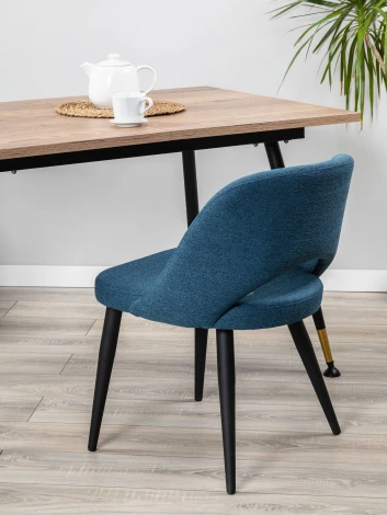 Стул R-Home Lars БлюАрт/Чёрный