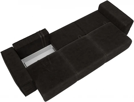 Диван прямой Лига-058 НПБ Лонг Лига Диванов (Велюр) арт.129406