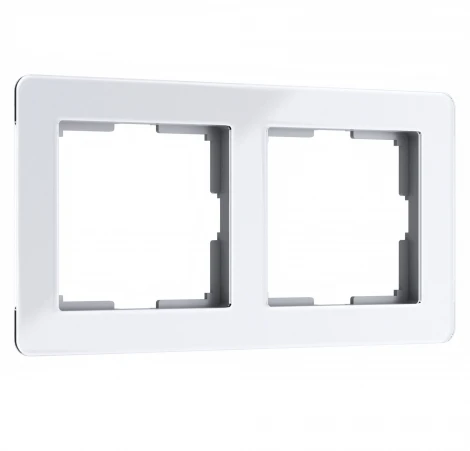 Рамка на 2 поста Acrylic (белый) Werkel W0022701 (a059314)