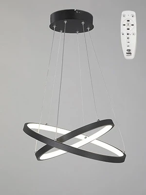 Подвесной светильник с ПДУ светодиодный LED 57Вт, 2700-6500К Vitaluce V2515DT-1/2S кольцо (220V, на тросе, кольцо)