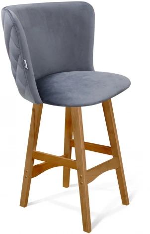 Стул барный SHT-ST36-3/S65 нейтральный серый/светлый орех от фабрики Sheffilton