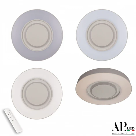 Потолочный светильник светодиодный с ПДУ APL LED Turin 3306.B246-350 White