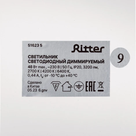 Светильник потолочный светодиодный Ritter Snello 51623 5