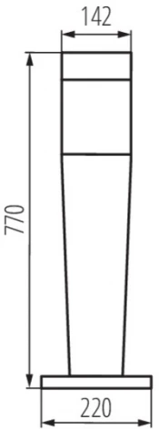Наземный фонарь Kanlux INVO 29172 (220V, IP54)
