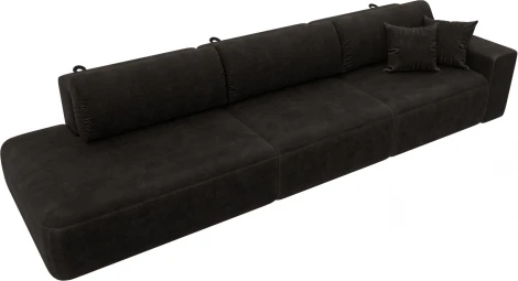 Диван прямой Лига-036 НПБ Модерн Лонг подлокотник справа Лига Диванов (Велюр) арт.127688