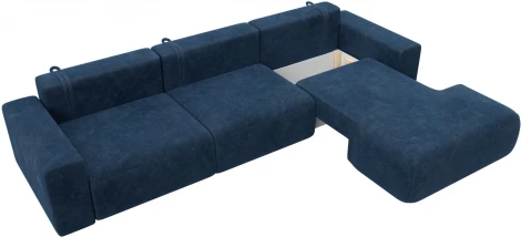 Диван угловой Лига-036 НПБ Классик Лонг правый угол Лига Диванов (Велюр) арт.127787
