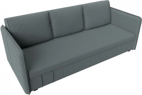 Диван прямой Слим (Серый/Рогожка) Лига Диванов арт.121144