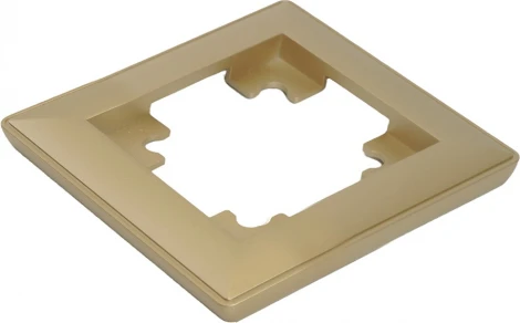 Рамка на 1 пост (золото) Stekker Катрин 49606