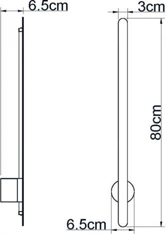 Настенный светодиодный светильник Italline IT08-8020 black (220V)