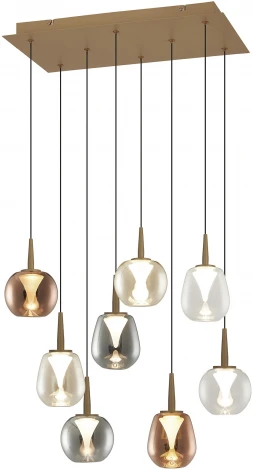 Подвесной светодиодный светильник каскадный Mantra Andromeda 8934+8PL