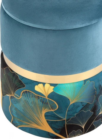 Пуф Stool Group Кэрри с ящиком велюр Gingko