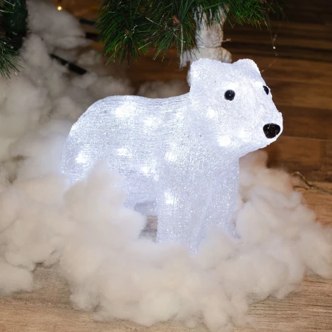 Световая фигура Uniel ULD-M3125-040/STA WHITE IP20 BEAR-4 (LED, 220V, животные, мишка)