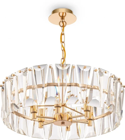 Подвесная люстра Maytoni Puntes MOD043PL-06G (220V, на цепи, круглые)