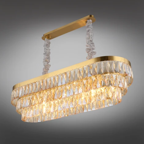 Подвесная люстра Francheska APL.837.03.12 Aployt (220V, хрусталь, на цепи)