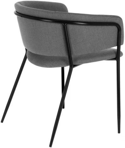 Обеденный стул La Forma (ex Julia Grup) Runnie (Серый/ Сталь,Фанера,Пена,Металл)