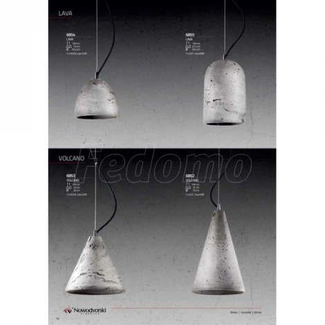 Подвесной светильник Nowodvorski Lava 6855