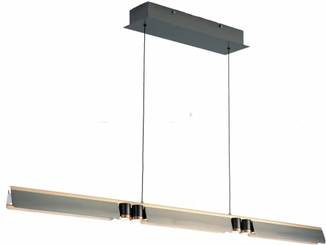 Подвесной светильник iLedex Vision 9309D-1200-2 GR+BK (220V, на проводе)