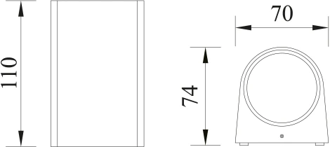 Архитектурная подсветка светодиодная IP65 Natural Concepts Dwell NC-003332-DG (220V)