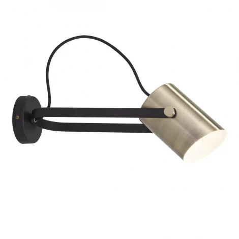 Спот Eurosvet Italio 20092/1 черный/античная бронза (220V)