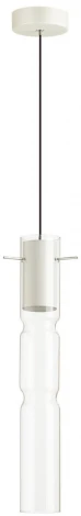 Подвесной светильник Odeon Light Scrow 5059/5LB PENDANT белый/прозрачный/металл/стекло LED 5W 3000K (220V, на проводе, круглые)