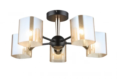 Потолочная люстра на штанге Мелодия Света SL1N SL9544-5 CF+GD 000066021