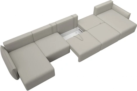 Диван п-образный Лига-051 НПБ МегаЛонг Лига Диванов (Рогожка) арт.128672