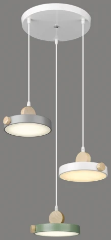 Подвесной светильник Velante 447-006-03 (LED, 220V, на проводе, круглые)