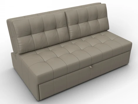 Диван прямой Лига-107 (160) (ЛДСП,Брус,Фанера,Экокожа/Бежевый) Лига Диванов 134932