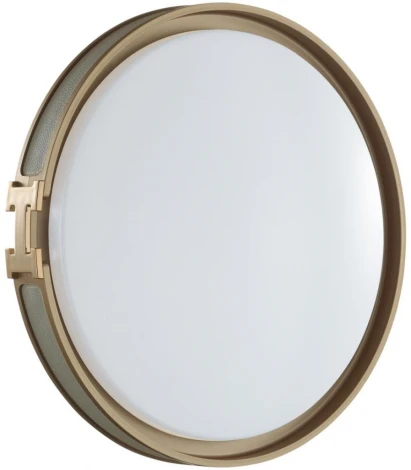 Настенно-потолочный светильник Sonex Favemo Grey 7654/EL пластик/серый/золот LED 70Вт 3000-6000К D505 IP43 пульт ДУ (220V, круглые)