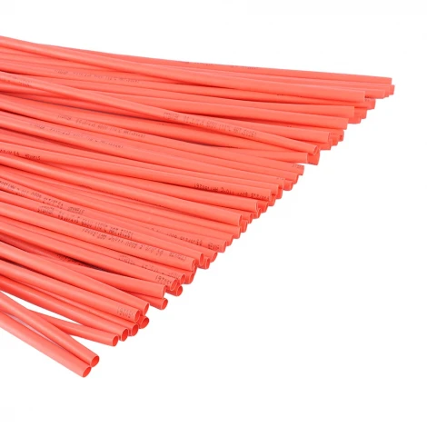 Трубка термоусадочная 6,0/3,0 мм длина 100 см. (красный) Stekker 50262