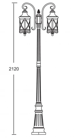 Наземный фонарь Oasis Light Lucerna Bg 84809А/18